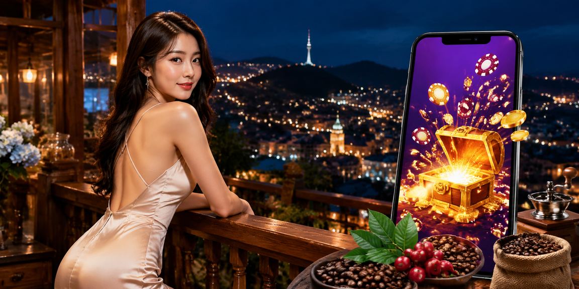 Người dùng tại Đà Lạt thưởng thức cà phê và trải nghiệm casino di động vào buổi sáng