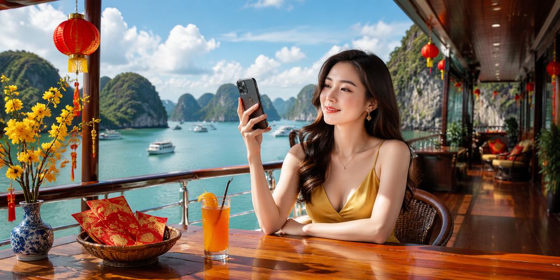 Người dùng Hà Nội kiểm tra ứng dụng 12go bên ly cà phê sáng, xem thưởng và tỷ lệ kèo
