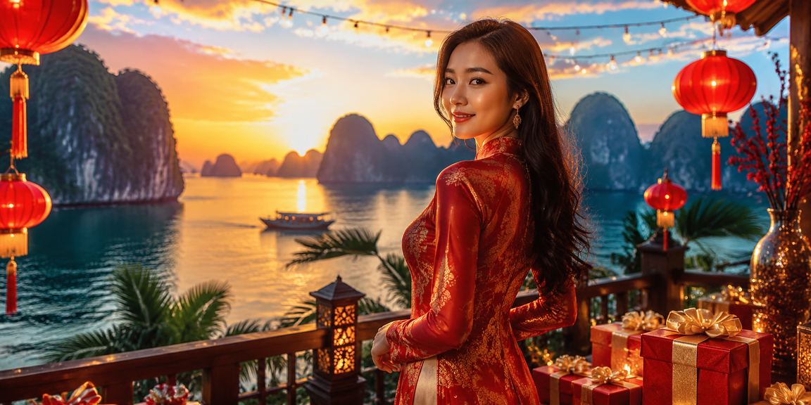 Khung cảnh yên bình tại Ninh Bình – nơi người dùng theo dõi kèo thể thao qua điện thoại